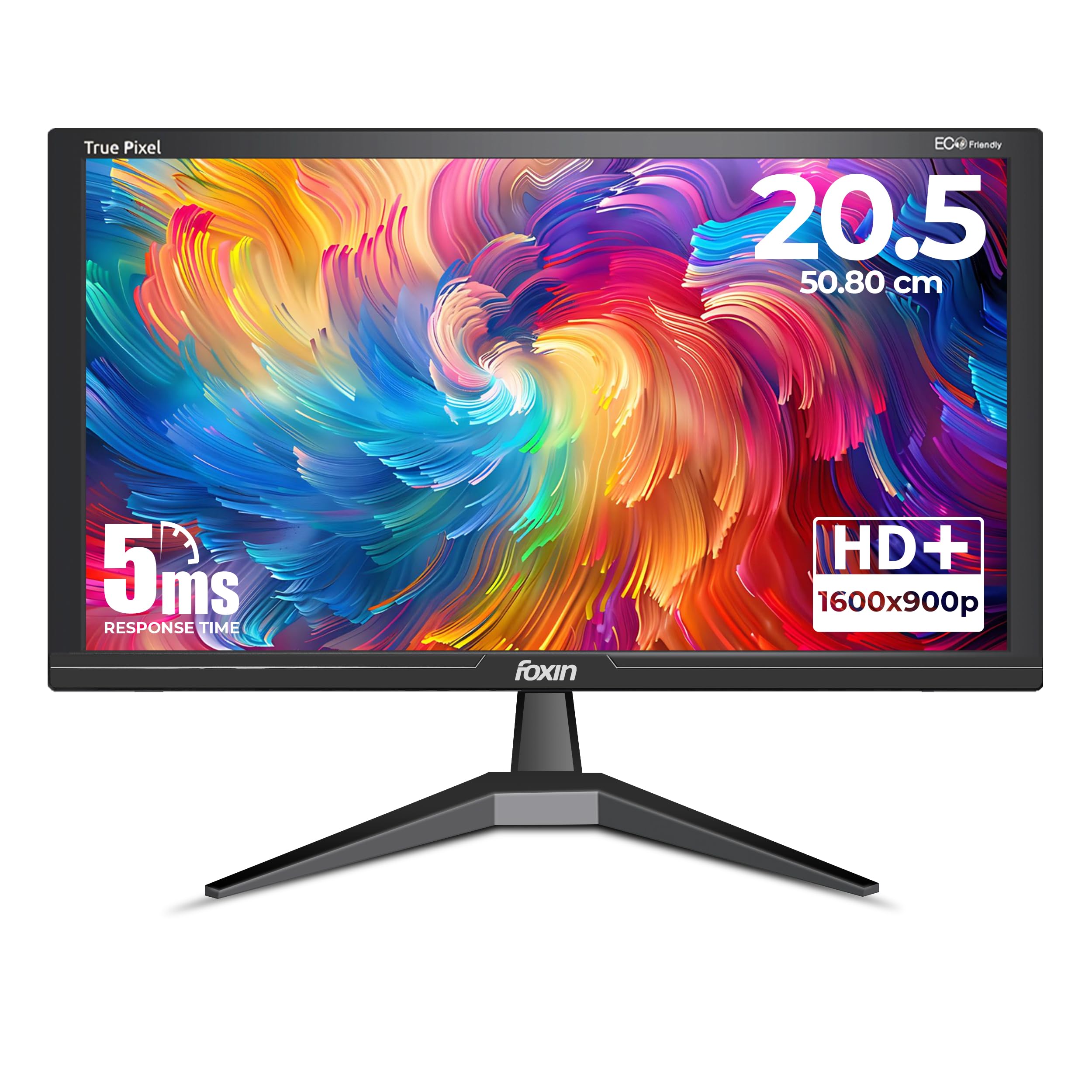 Foxin 20.5 inch LED Monitor, Black - Image 1