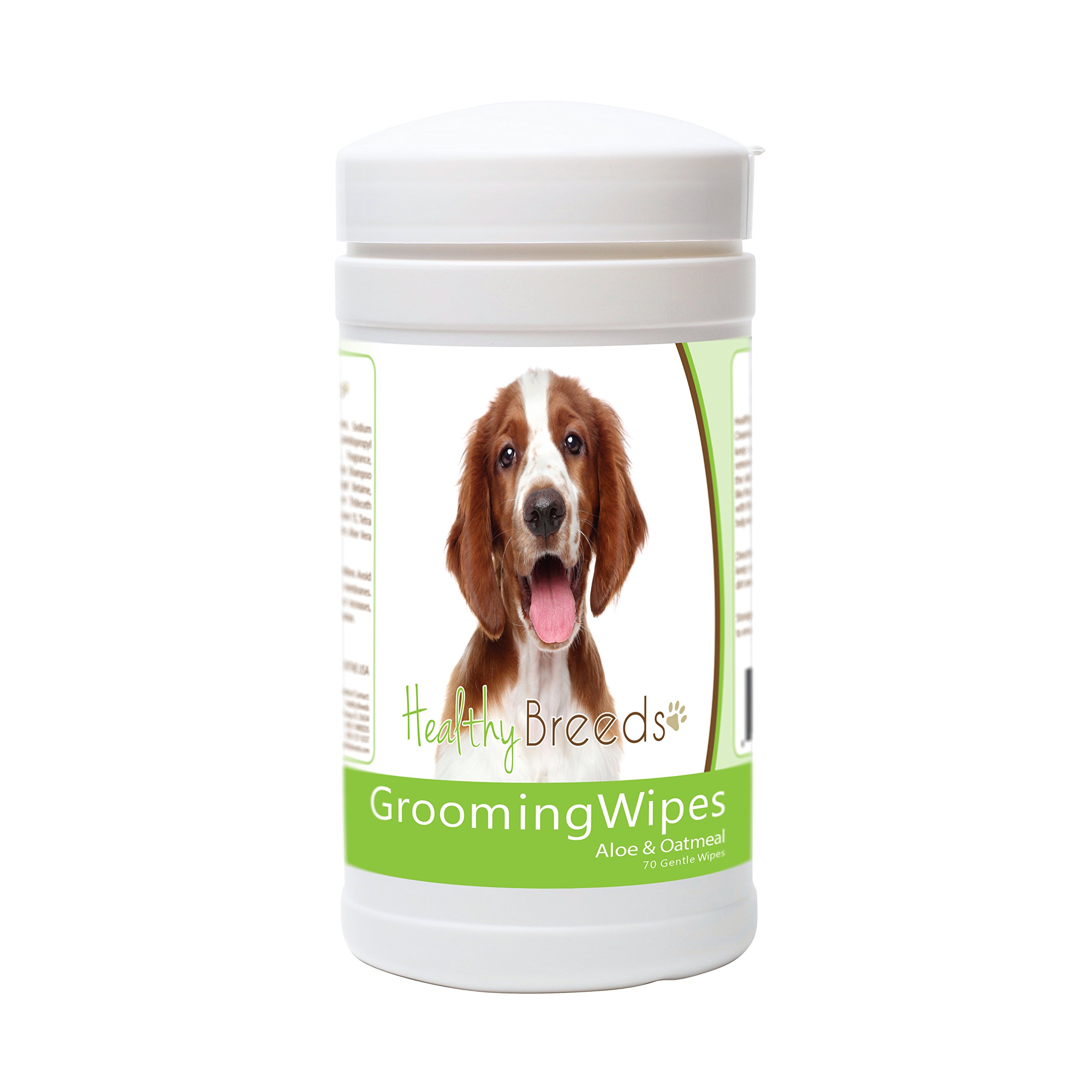 Healthy Breeds Welsh Springer Spaniel Grooming Wipes 70 Count