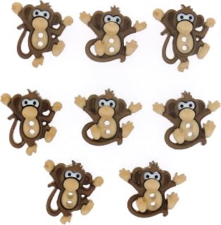 Dress It Up 7678 "Sew Cute Monkeys Novelty Embellishments