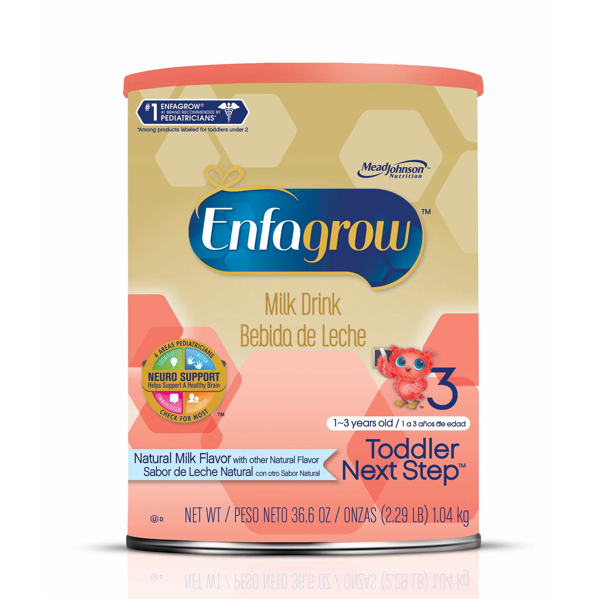 Enfagrow 3 Toddler Next Step Powder Milk, 36.6 oz. (pack of 6)