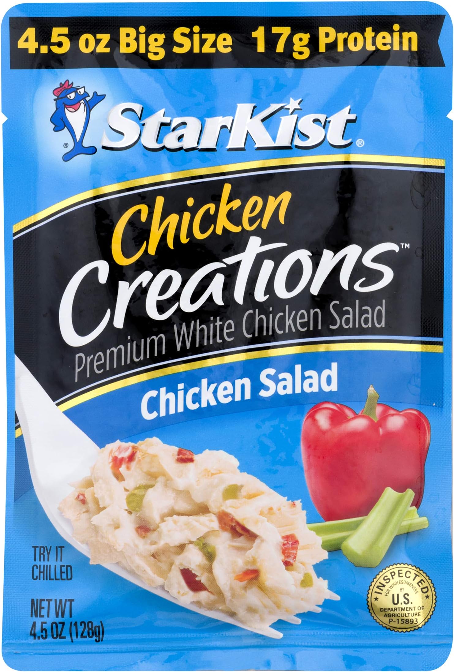 StarKist Chicken Creations Chicken Salad, Single Serve Pouch, 4.5 oz