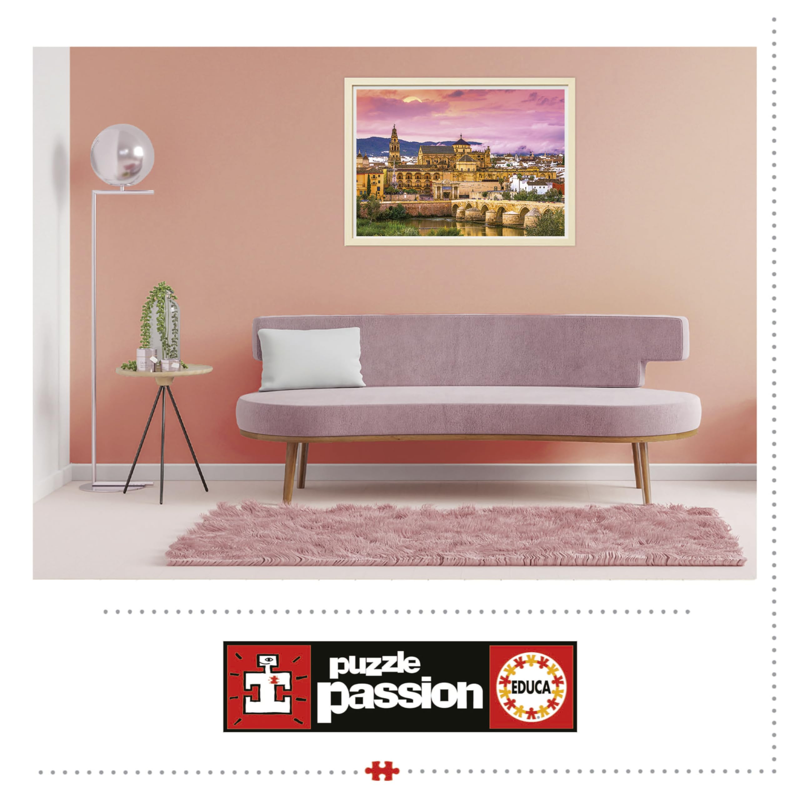 Educa Mappa Europa 1000 Pezzi: Il Puzzle Che Ti Fa Viaggiare! Con Colla Fix Inclusa, 68x48 Cm, Per Adulti E Ragazzi 14+