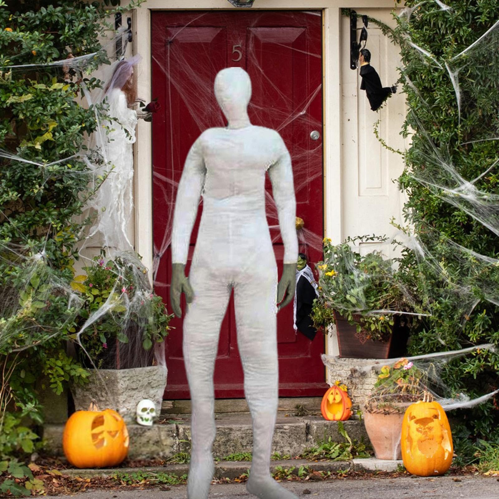 Halloween Schaufensterpuppe Gruselige Posierbare Unheimliche Horror | Gruselig Posierendes Leichenkörper-Requisite Für Gruselhäuser, Bühnenaufführungen Und Escape-Rooms