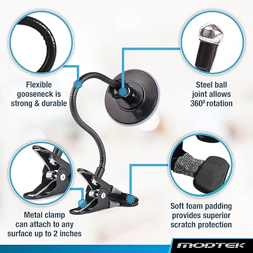 Miniatura 3 de New Modtek - Espejo de seguridad con clip de alta definición, espejo de seguridad convexo para monitores de escritorio o en cualquier lugar (3.75