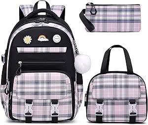 Dora The Explorer MOMUVO Girls Backpack Set With Lunch Box - Cute