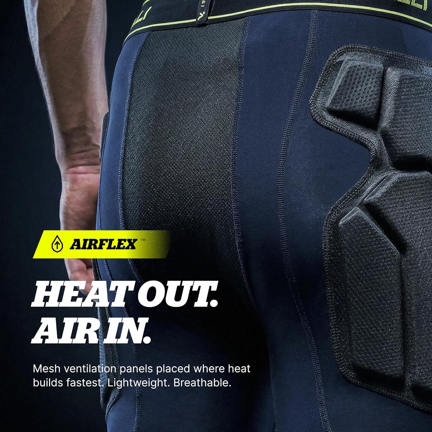 Storelli BodyShield CoolCore GK Leggings – Soccer Goalkeeper Padded Compression Pants with Hip & Thigh Protection