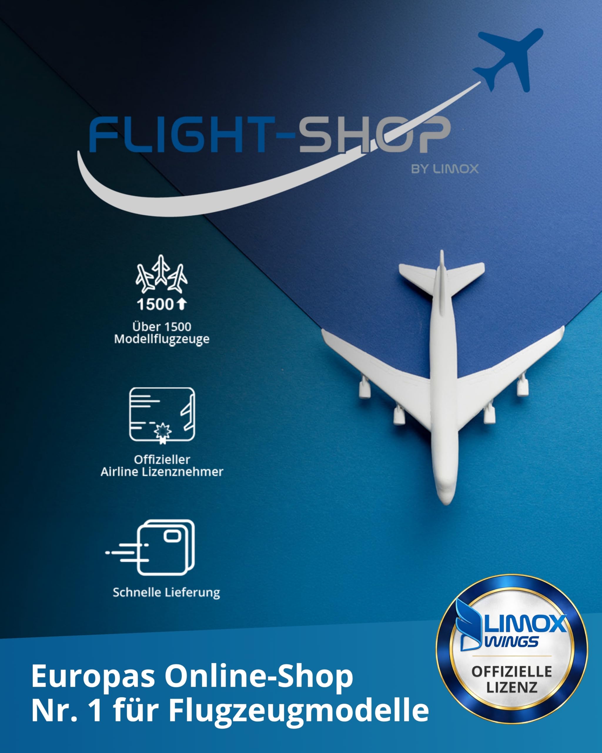 Limox Lufthansa Airbus A350-900 D-AIXI – Modellflugzeug 1:200 I Offiziell Lizenziertes Flugzeugmodell mit Standfuß für Sammler & Luftfahrtfans I Detailgetreue Flugzeug Deko für Vitrine, Büro & Regal