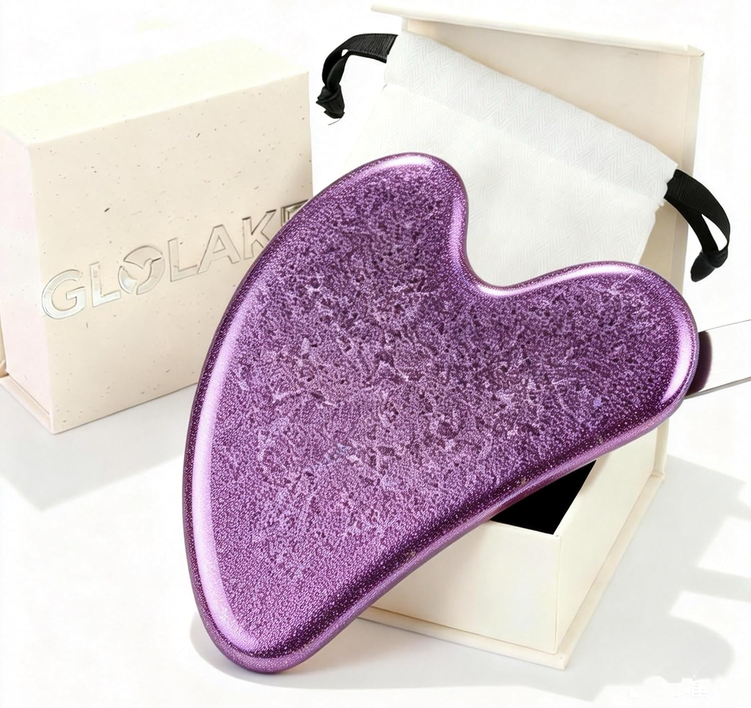 Titanium Gua Sha Tool, Facial Contouring Massage Tool for Face Neck and Body, Gentle Skin Care Massager, Skin Friendly