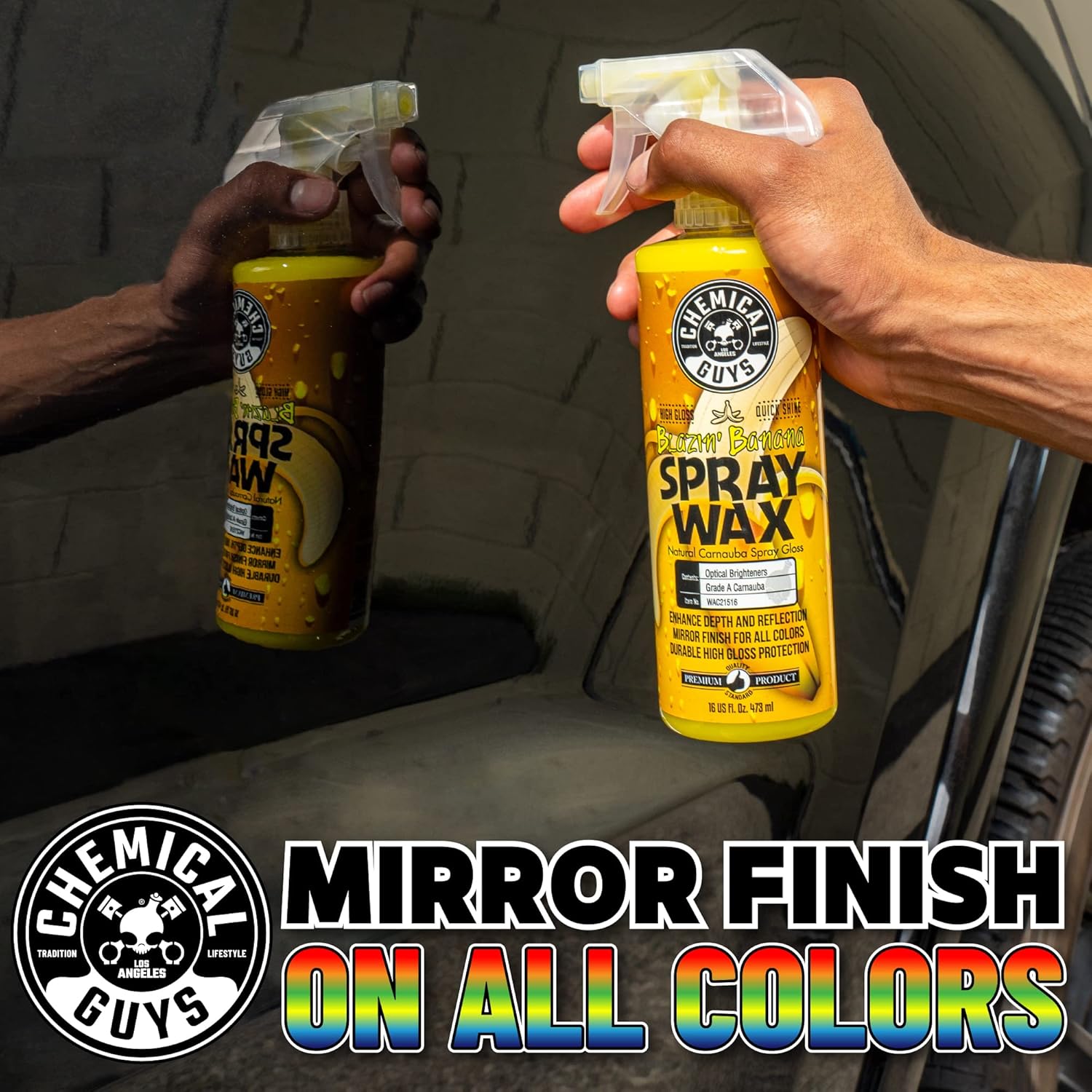Chemical Guys Spray Wax Blazin' Banana - Carnauba Car Wax Spray for High Gloss Shine and Protection, Safe for Cars, Trucks, SUVs, RVs, and More - 16 oz - Image 11