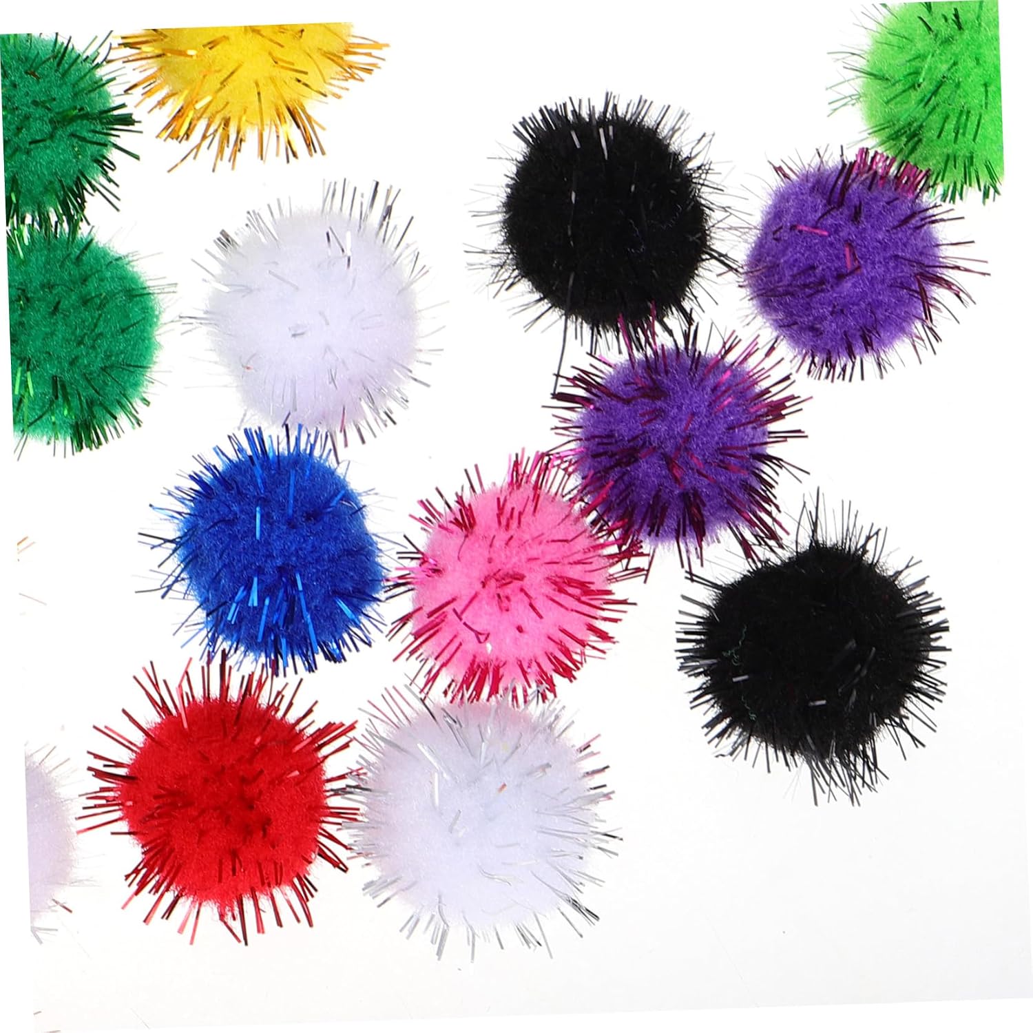 HOOTNEE 1000pcs Christmas Glitter Craft for Holiday Decor Festive Decorations for Christmas Trees Home and Party Ornaments