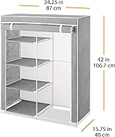 Vista 4 de Whitmor – Clóset para ropa compacto y cubierto