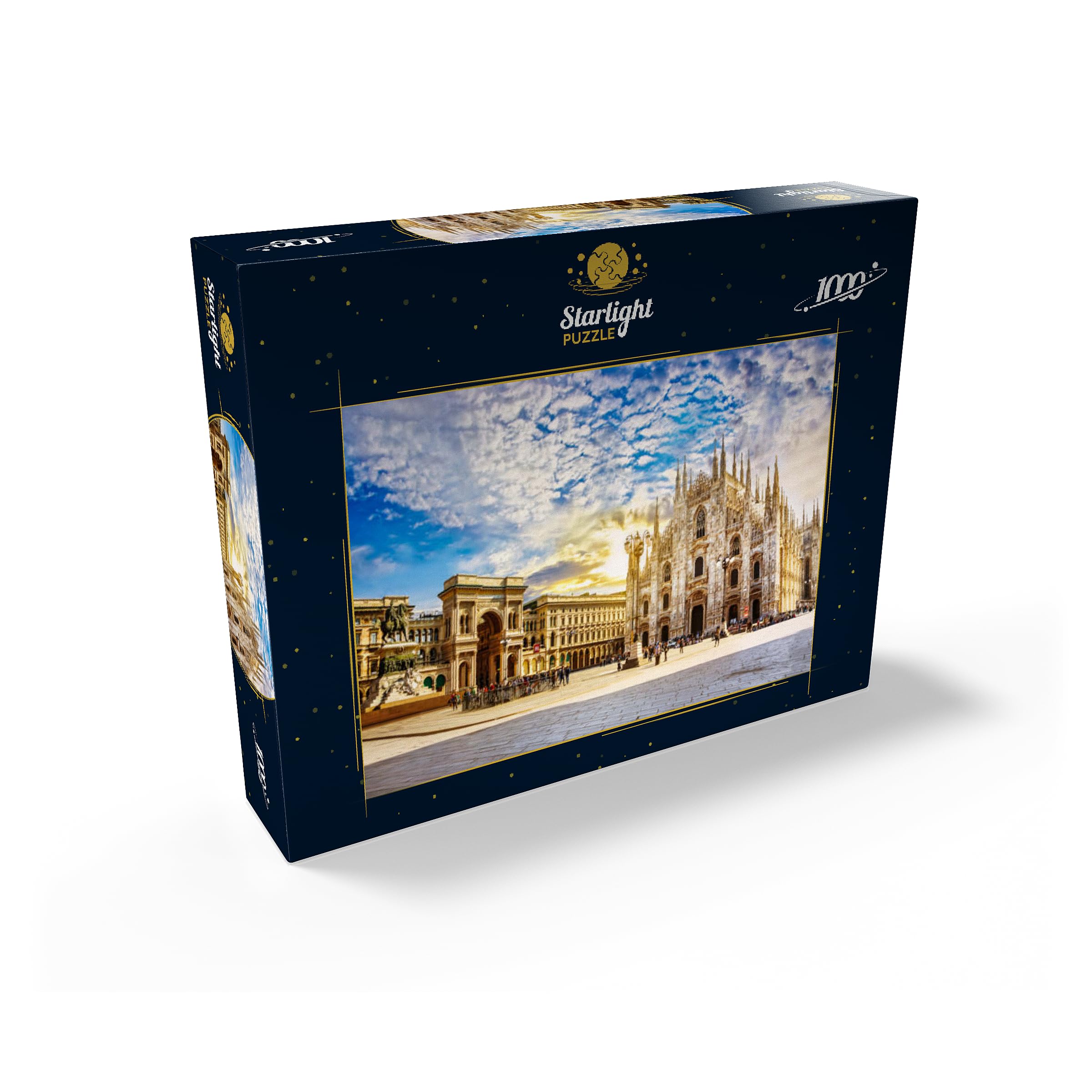 Puzzle da 1000 pezzi per adulti Duomo di Milano e Galleria Vittorio Emanuele, Milano, Italia