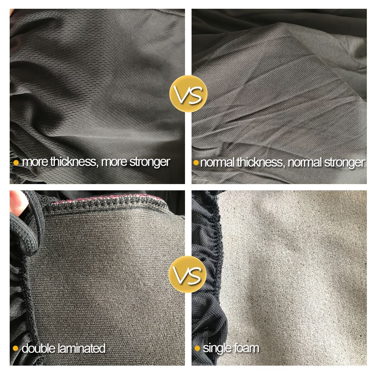Flying Banner Maille Housses de siège de Voiture Ensemble Complet Universal Fit Airbag Compatible Protecteur (Beige)