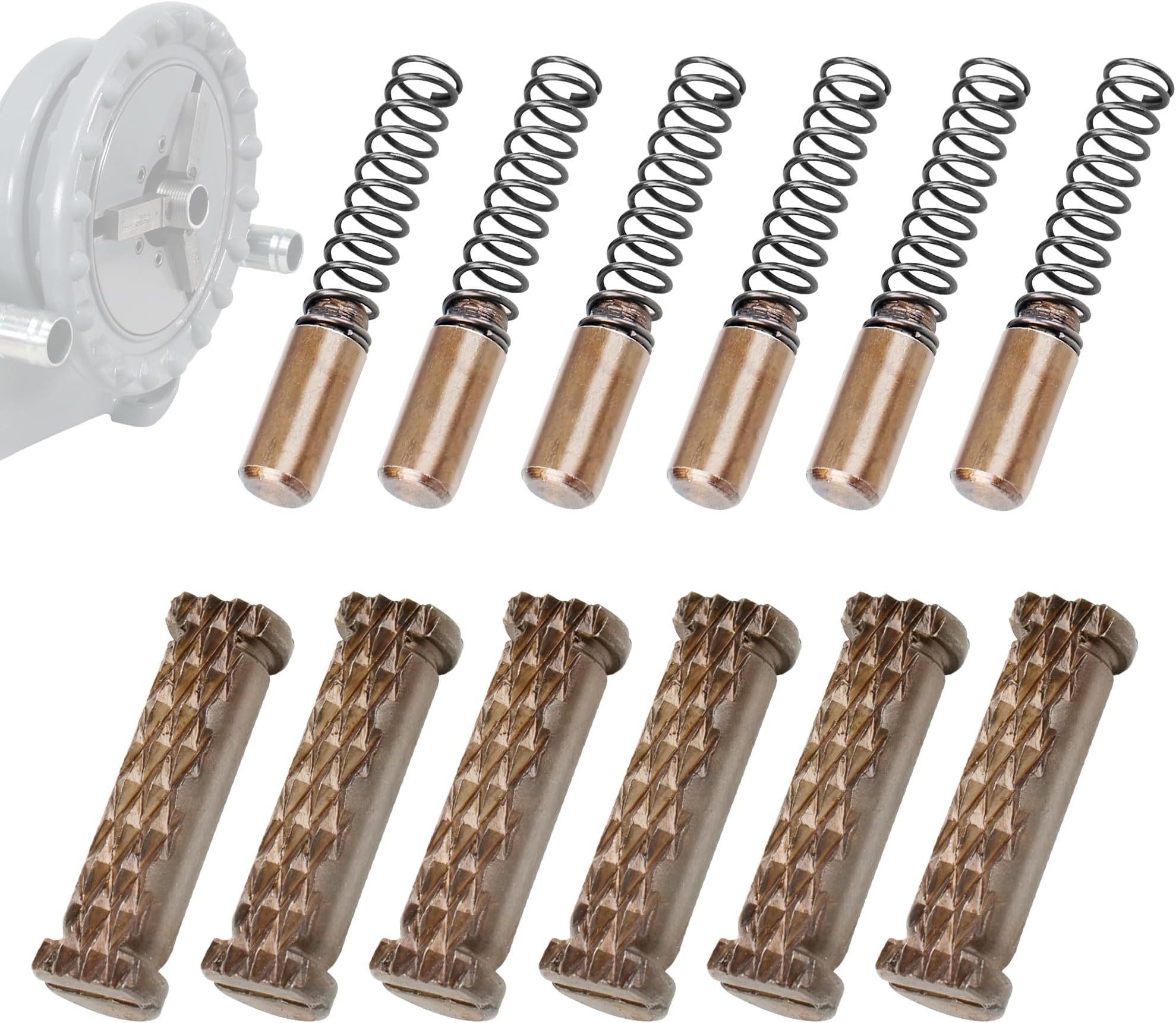 44715 Front Jaw Insert Set fits RIDGID 300 535 Pipe Threading Machines 