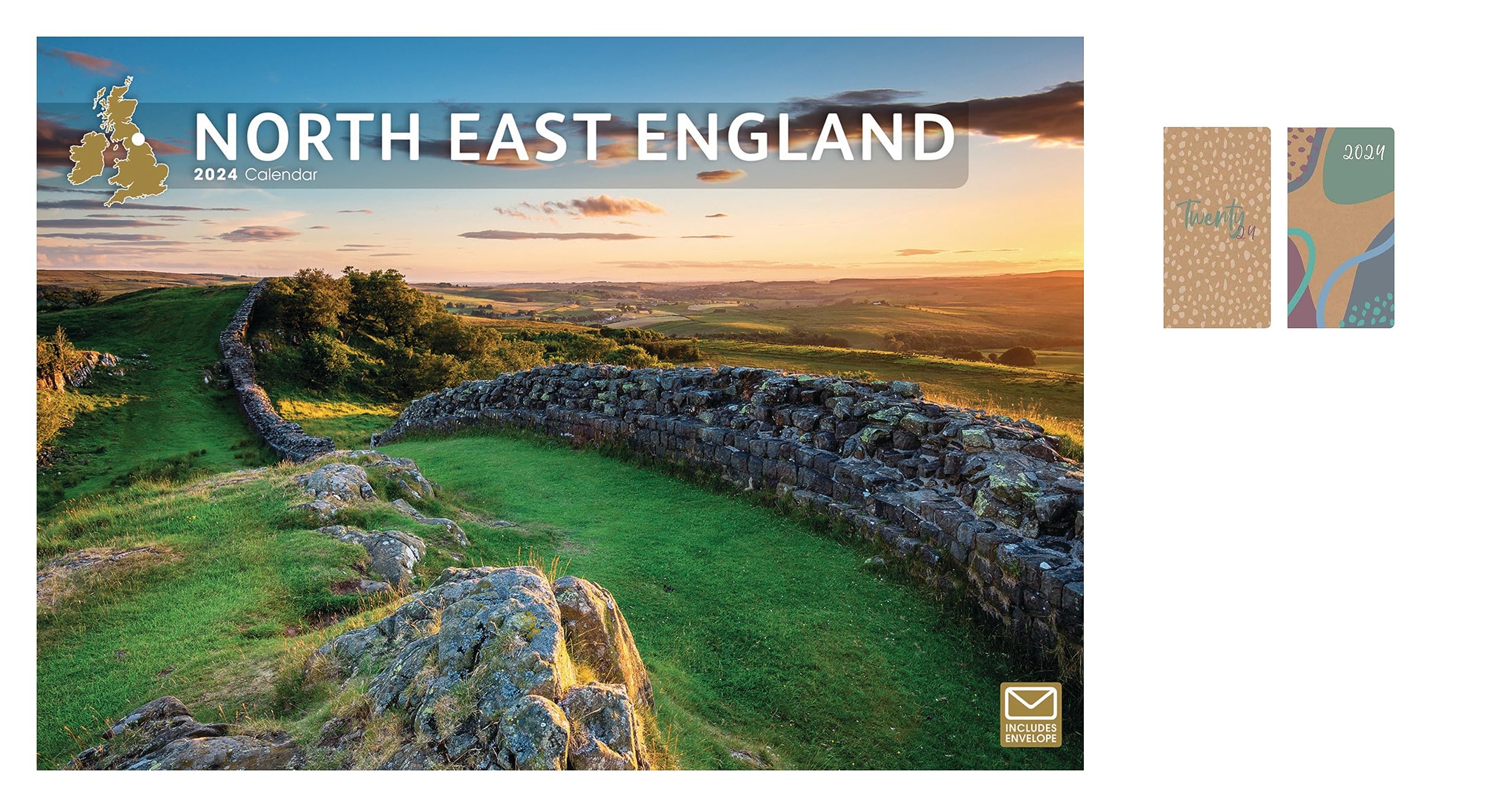 North East England A4 Calendar 2024 + FSC ECO-FRIENDLY DIARY :  Amazon.co.uk: Stationery & Office Supplies