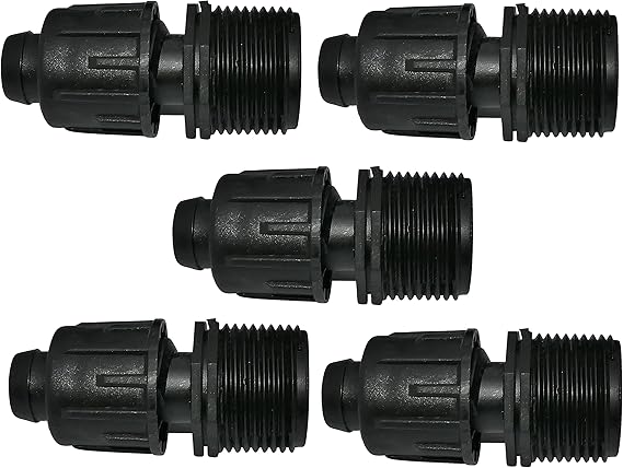 AERZETIX - Set di 10 adattatori/raccordi scanalati aschio 16x3/4