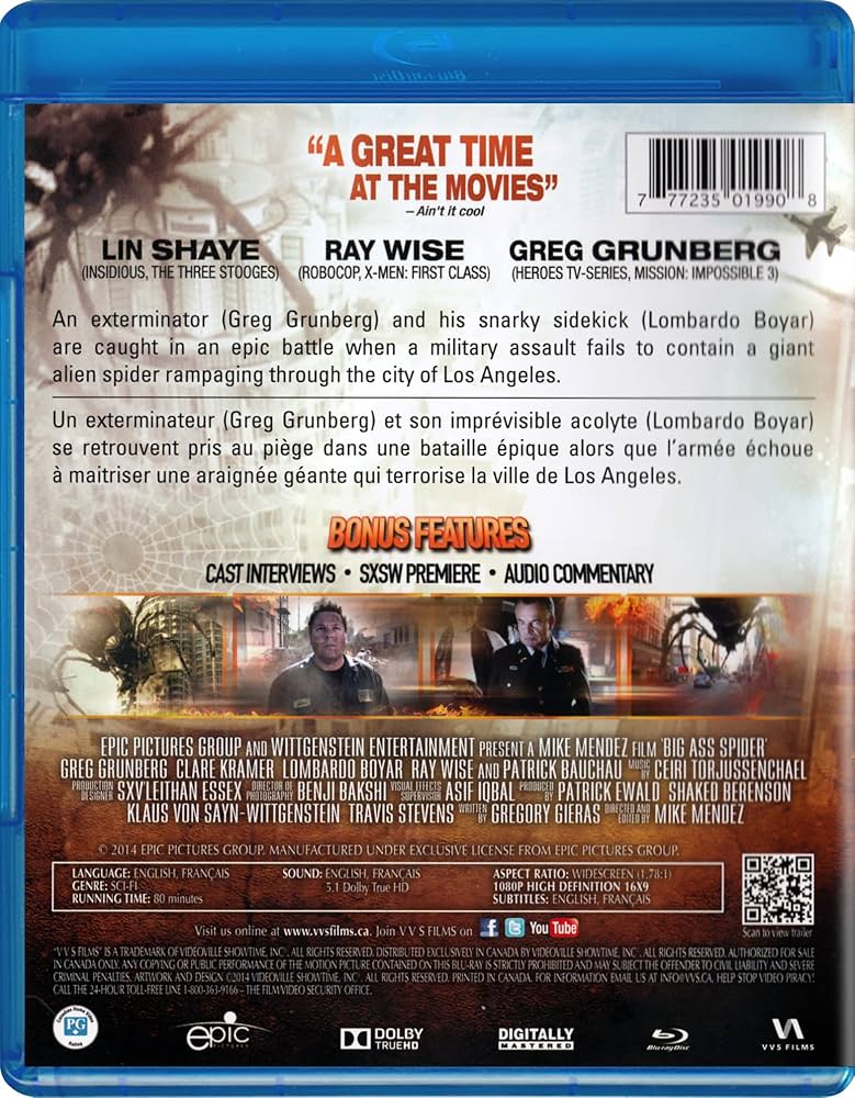 その他 Big Ass Spider [Blu-ray] [Import] rdzdsi3 その他 Big Ass Spider [Blu-ray] [Import] rdzdsi3 Amazon.com