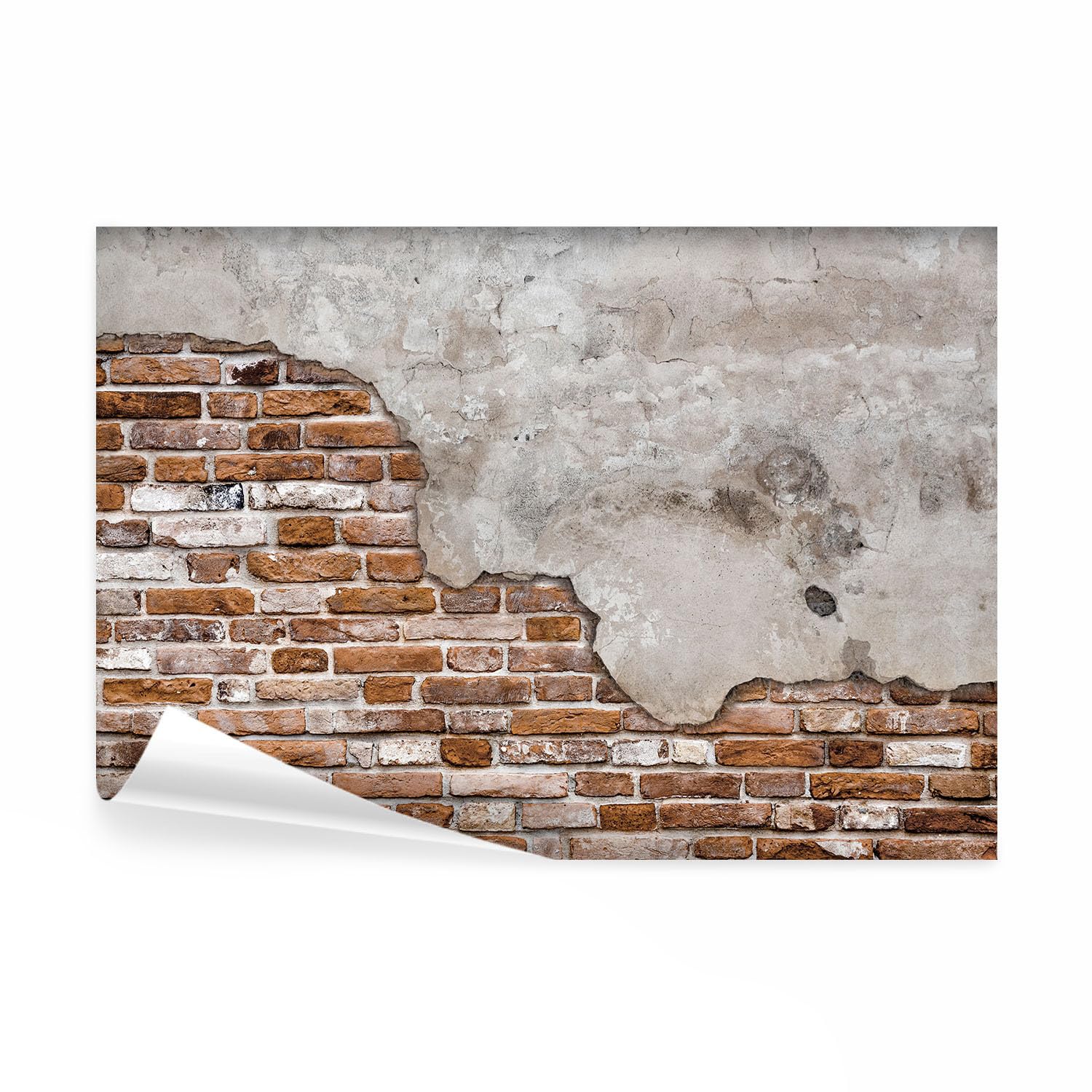 Papier Peint Panoramique pour masquer un mur abîmé texture pierre 350x256