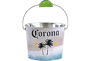 Corona Extra Ice Bucket with Wire Handle and Lime Grip by The...