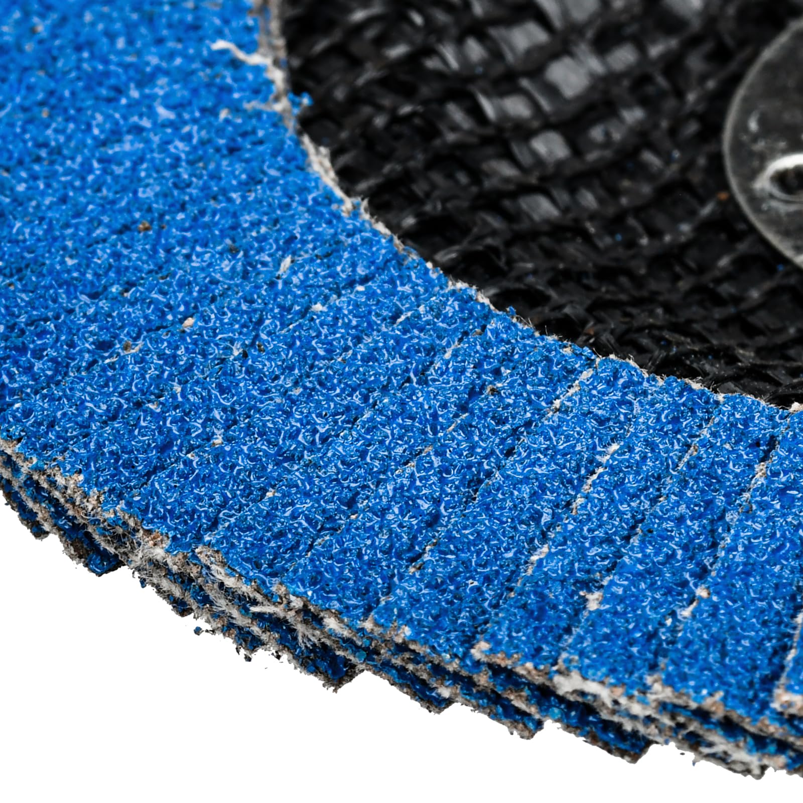 10 Pezzi Dischi Lamellari ø 125 mm x 22.2 mm Disco Lamellare Grana 80 Dischi Abrasivi per Acciaio Inossidabile Metallo e Legno, Blu