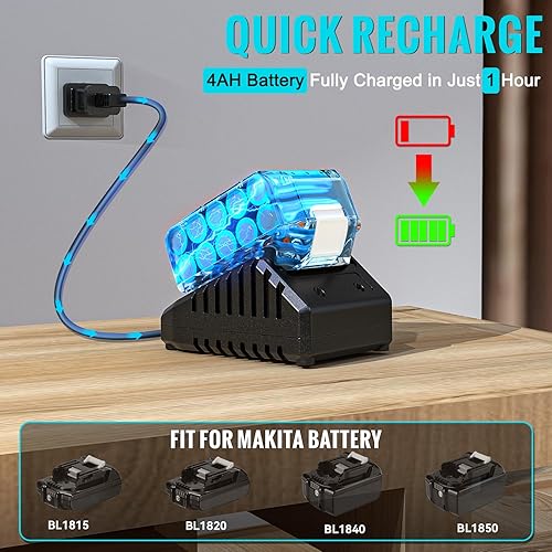 Miniatura 12 de Clavadora inalámbrica para batería Makita de iones de litio de 18 V, pistola eléctrica de clavos para madera de 18 GA, motor sin escobillas, 2