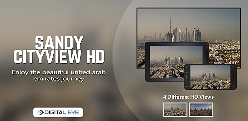 vista da cidade de areia HD - desfrute da bela paisagem na sua TV HDR 4K, TV 8K e dispositivos de in