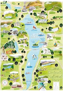 Lake Windermere, Lake District National Park A3 Giclée Fine Art print