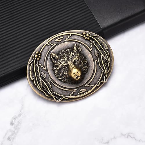 Miniatura 3 de Hebilla de cinturón occidental para hombres y mujeres, hebilla de cinturón de pistola de rodeo, hebilla de cinturón de plumas de Texas, hebillas de