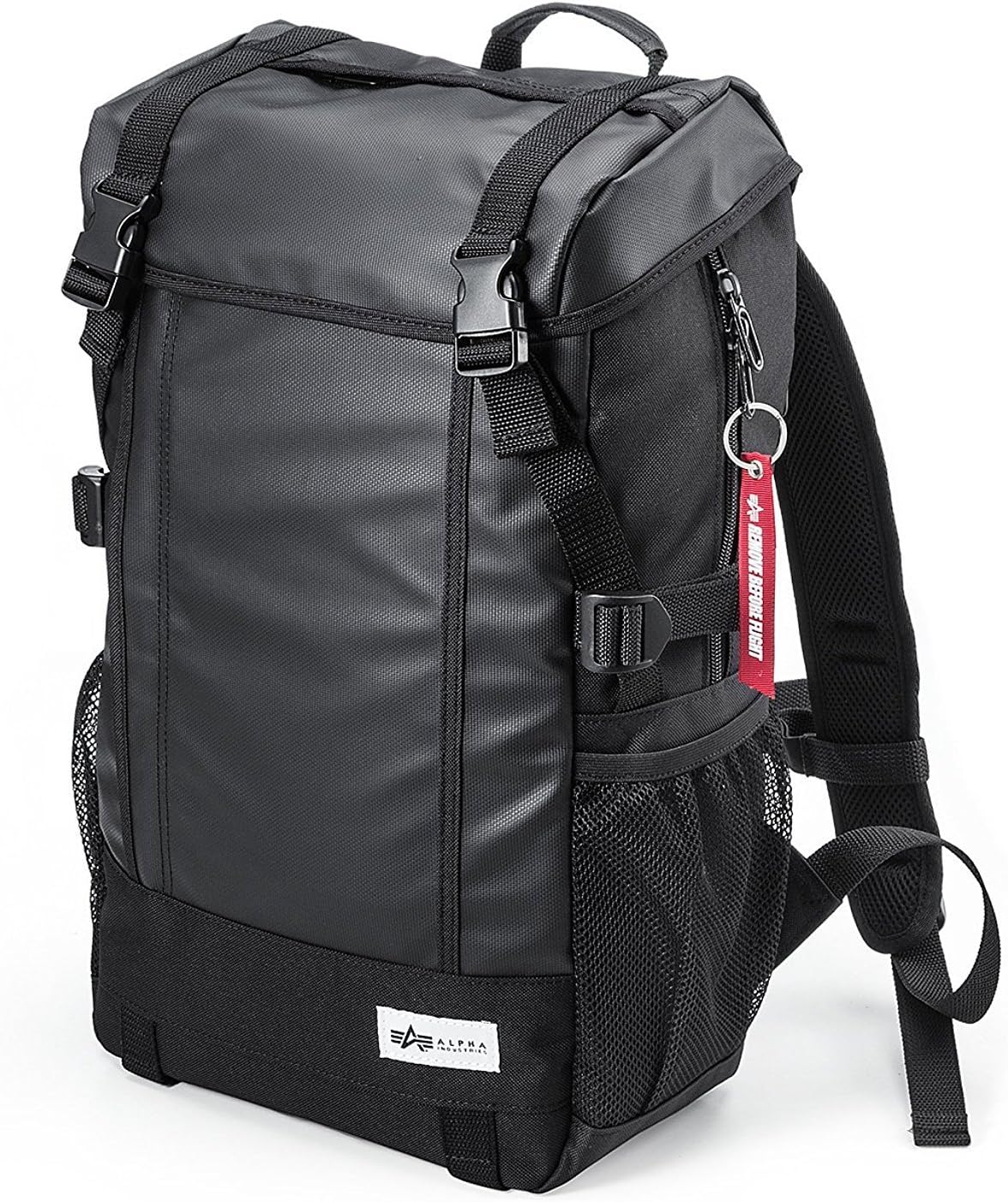 サンワダイレクト スクエアリュック ブラック 200-BAGBP004BK