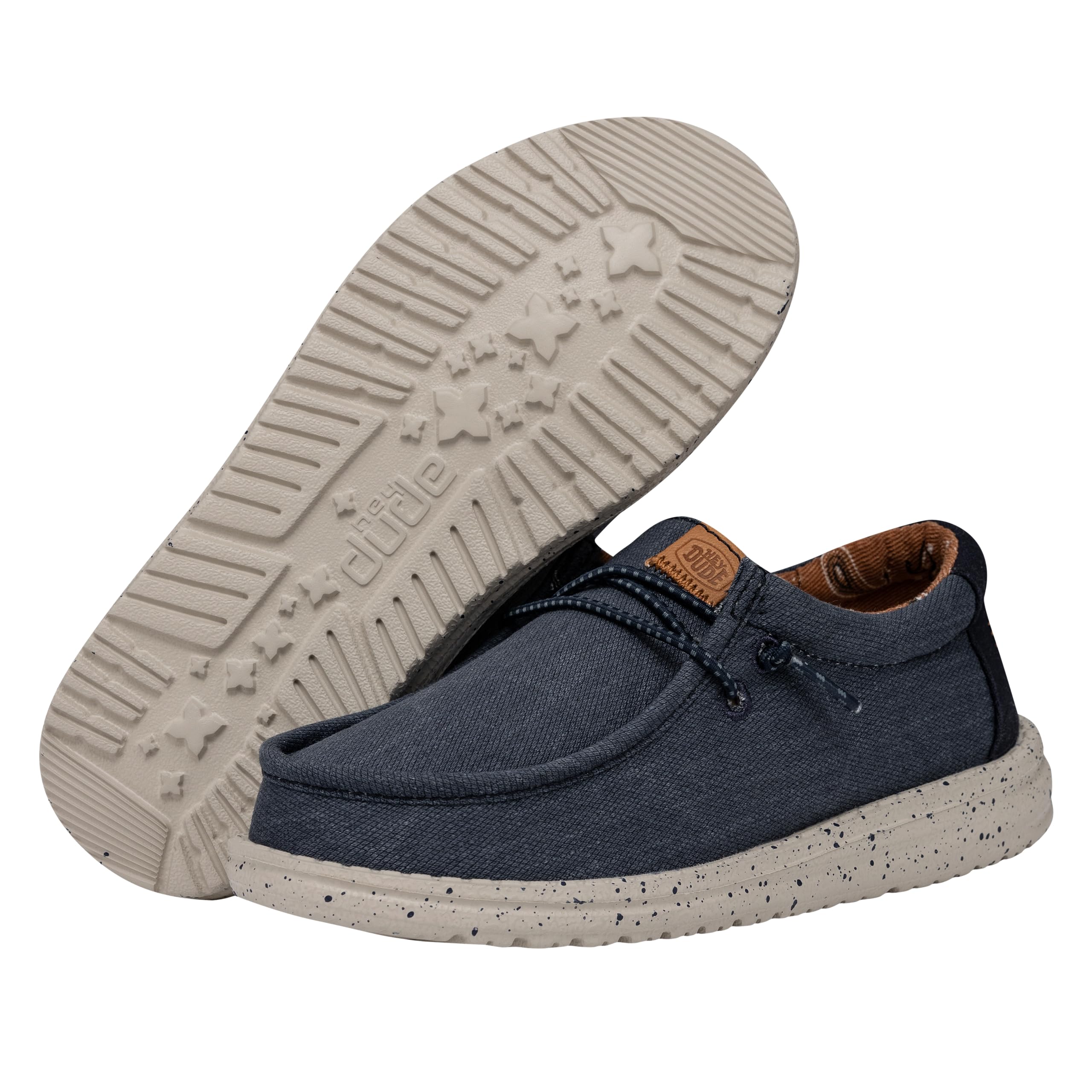 Hey Dude Wally Youth Washed Canvas, Mocassino Uomo