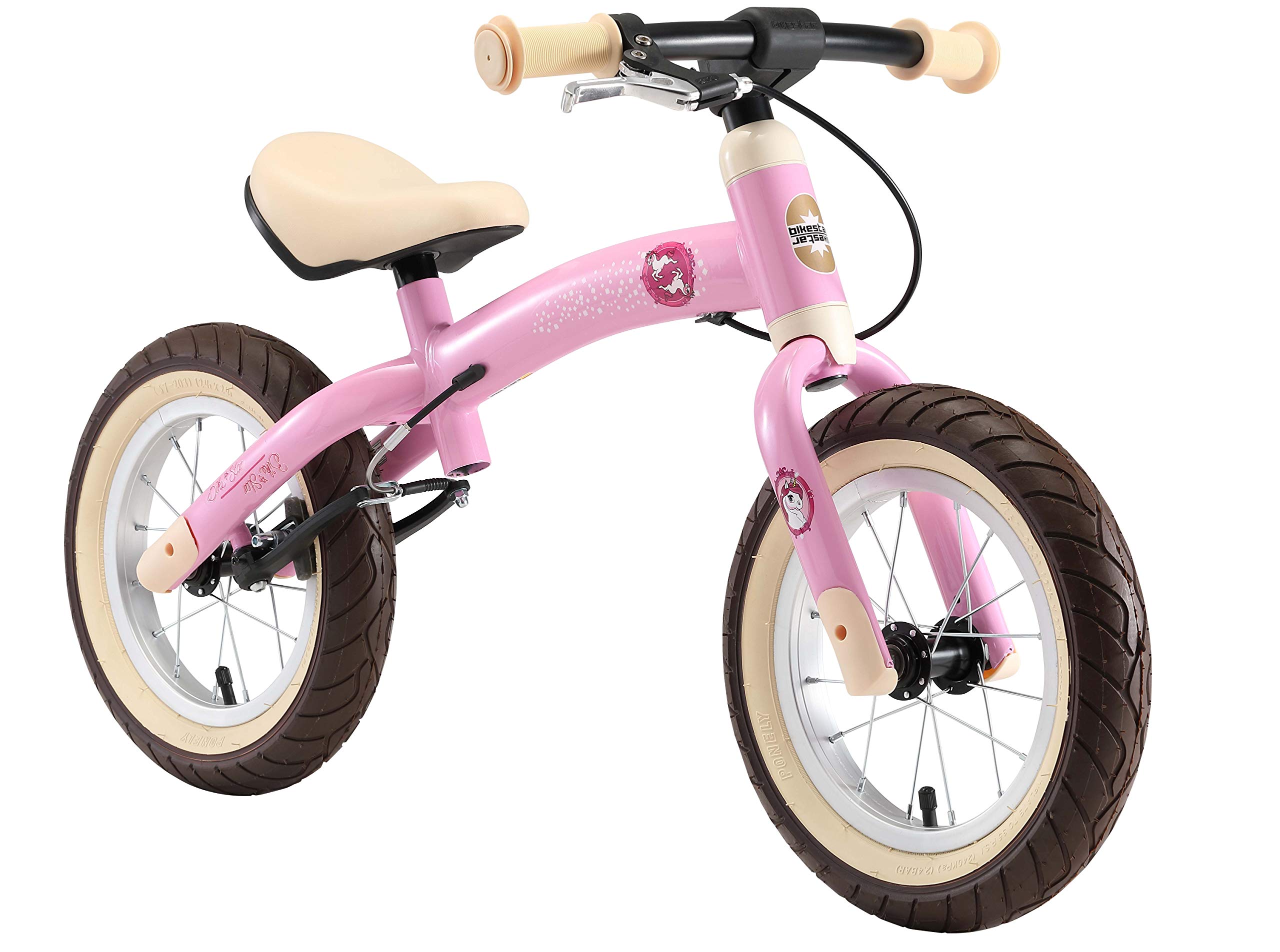 BIKESTAR Bicicleta sin Pedales para niños y niñas | Bici 12 Pulgadas a Partir de 3-4 años con Freno | 12" Edición Sport