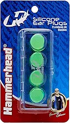 Protetor De Ouvido De Silicone - 4 Peças Hammerhead Unissex