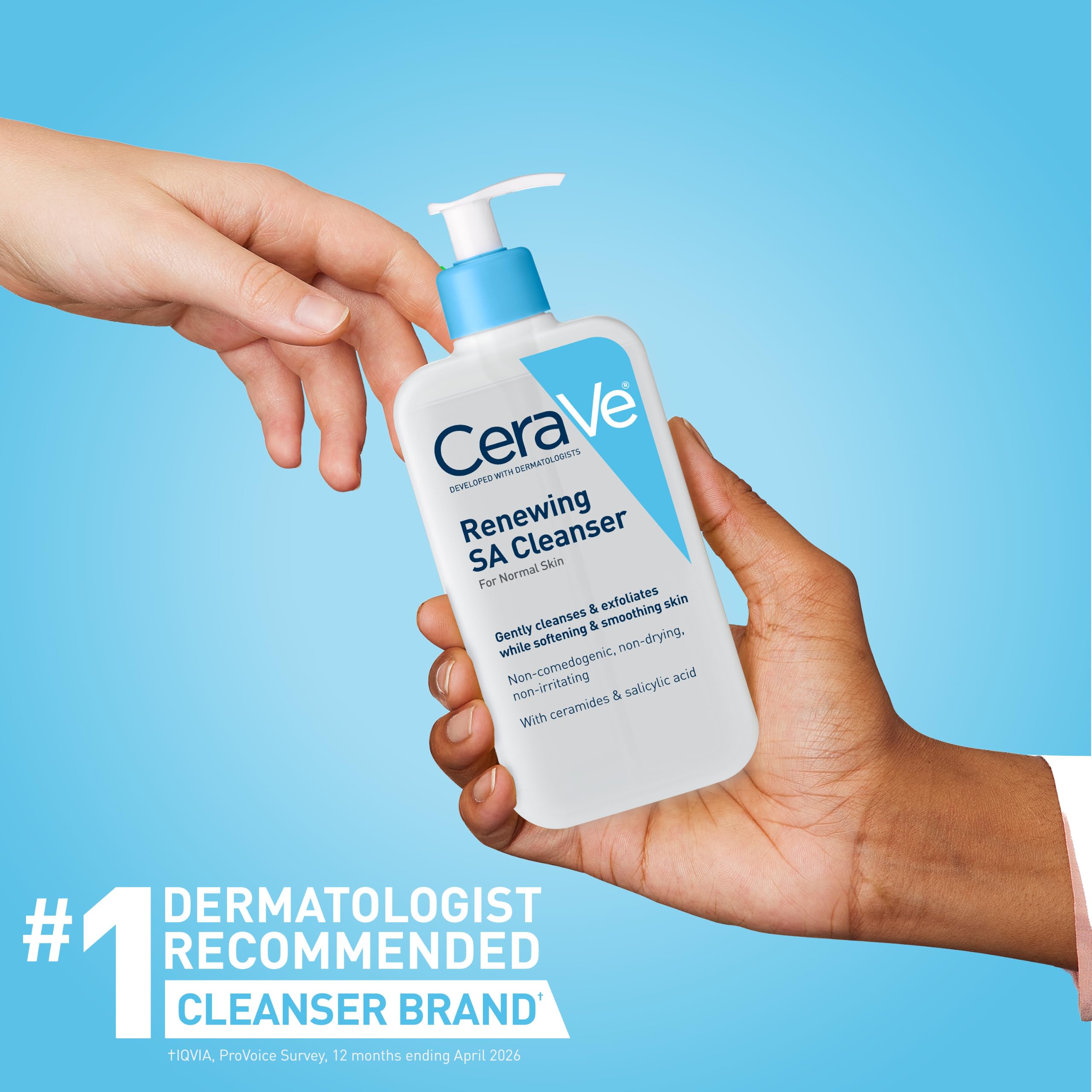 CeraVe Renewing SA Cleanser - Gentle Exfoliation -3