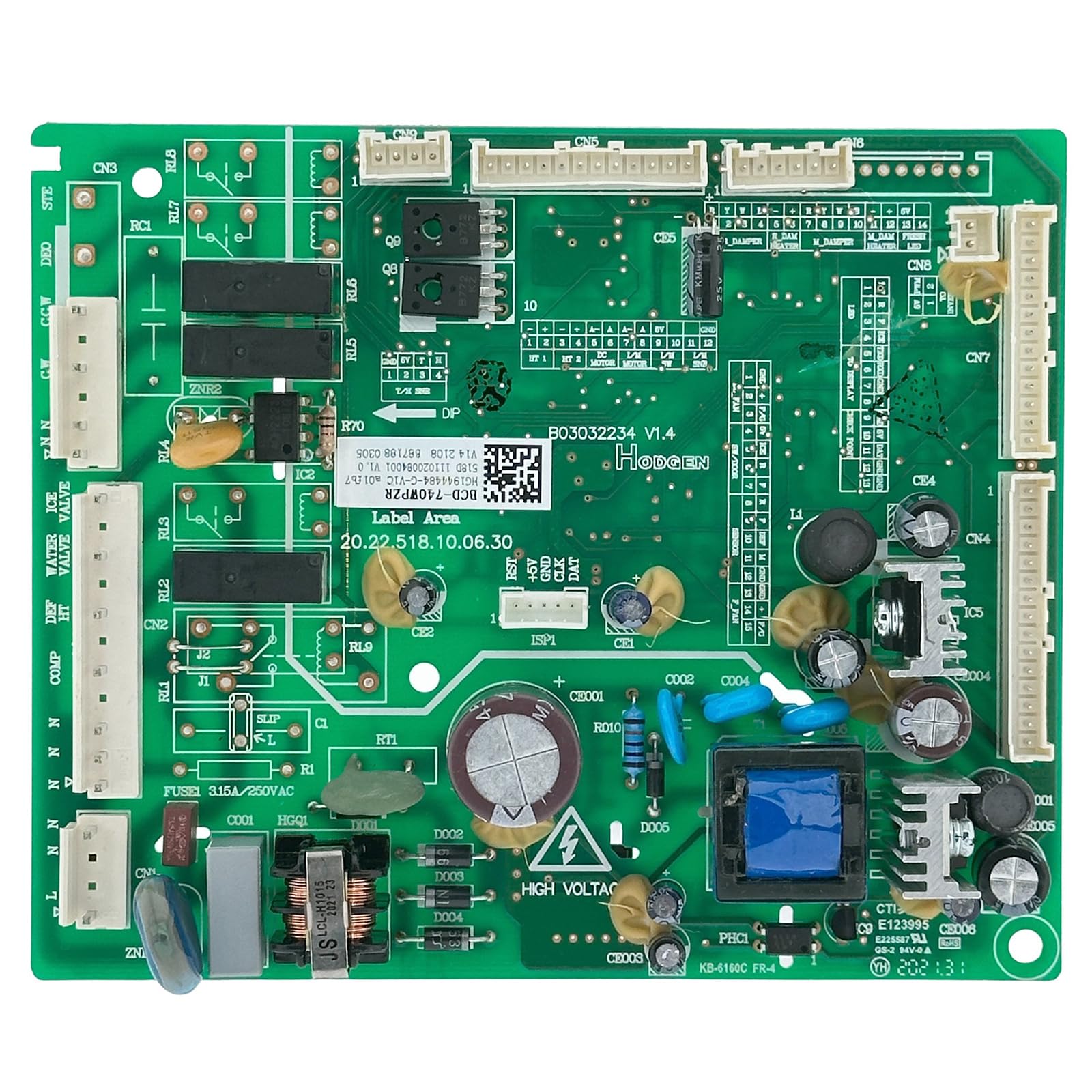 Carte principale BCD-740WPZR haute précision Hisense MRF266N6CSE