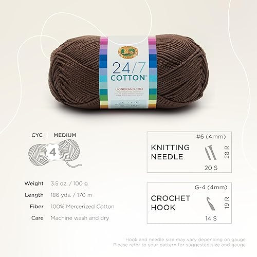 Vista 232 de (1 madeja) Hilo de algodón 24/7, terracota