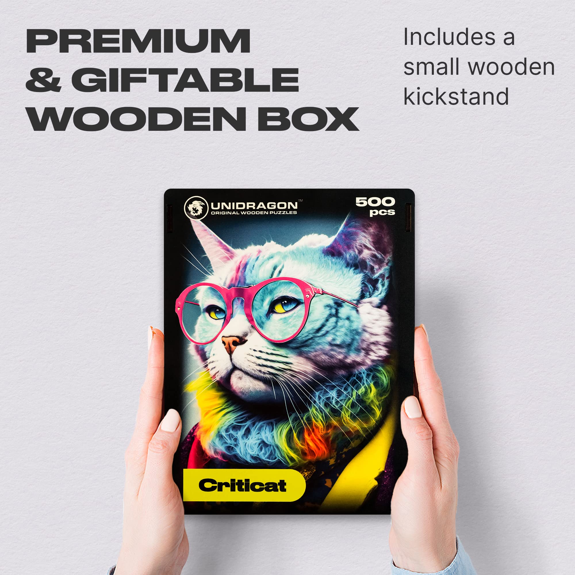 Wooden Jigsaw Puzzles For Adults UNIDRAGON Sir Poodle Wooden Jigsaw ...