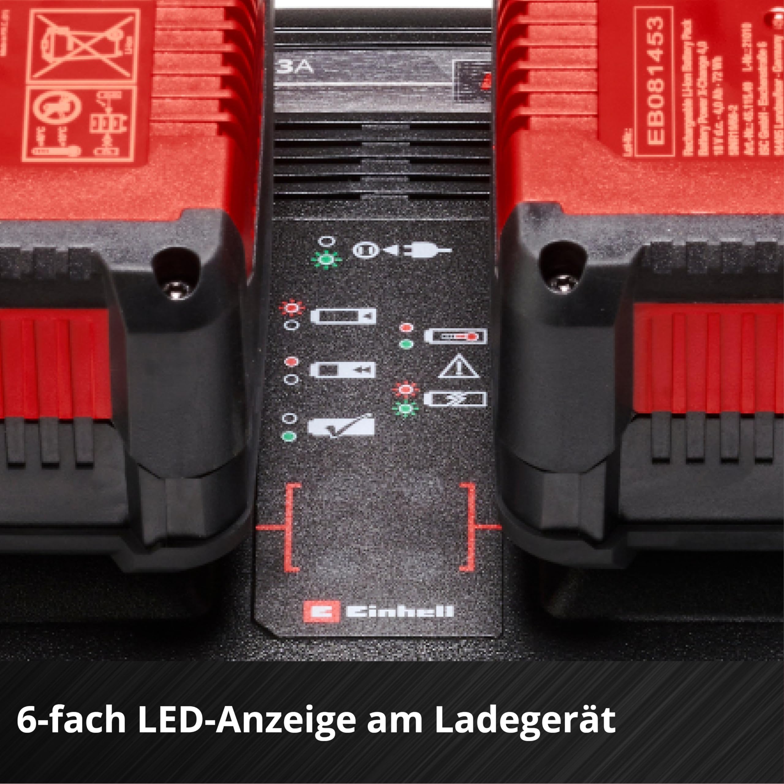 Original Einhell Starter Kit 2X 4,0 Ah Akkus und Twincharger Power X-Change (Li-Ion, 18 V, 75 min Ladezeit, passend für alle Power X-Change Geräte)