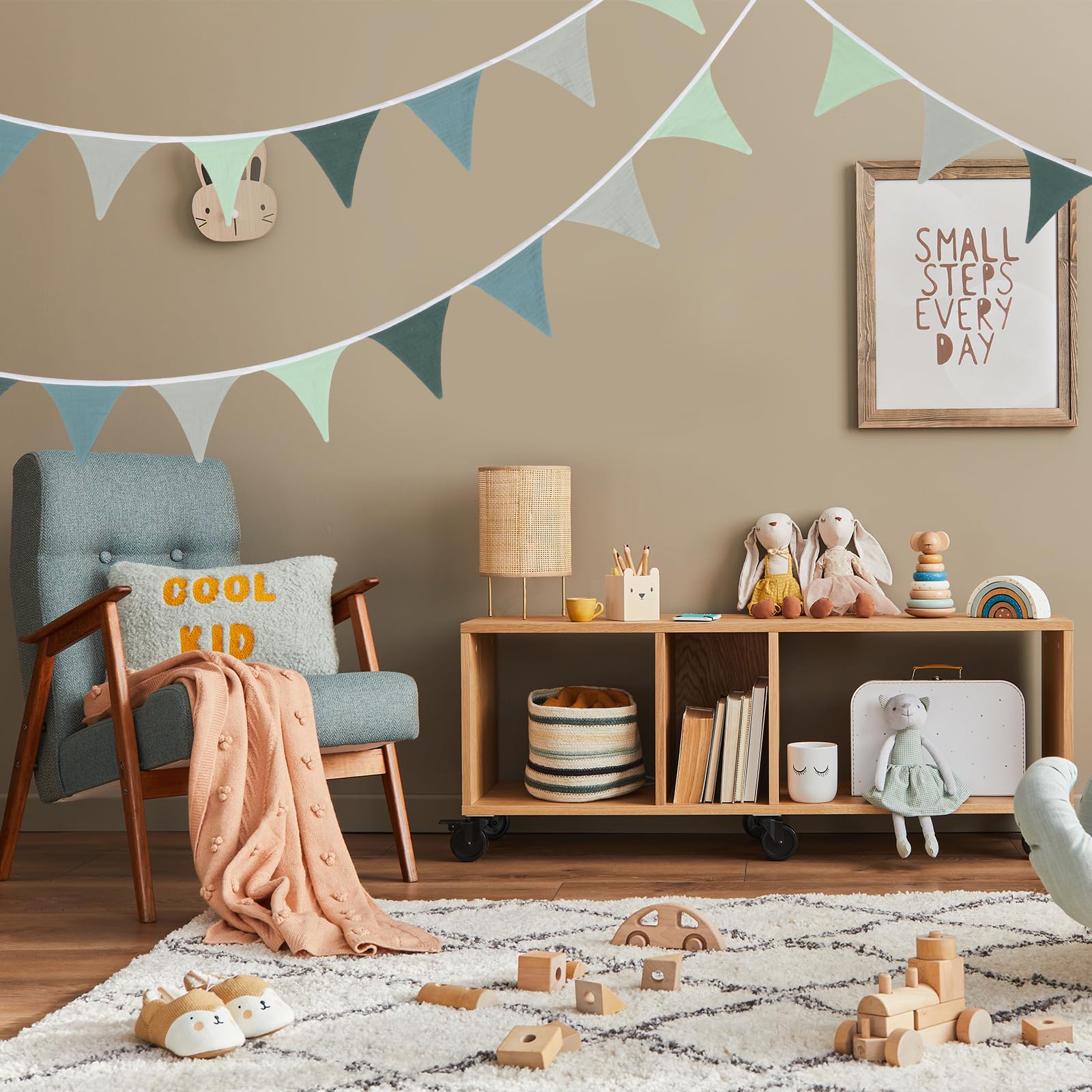 Guirlande Fanions Triangle 2.6m - Décoration Chambre Enfant