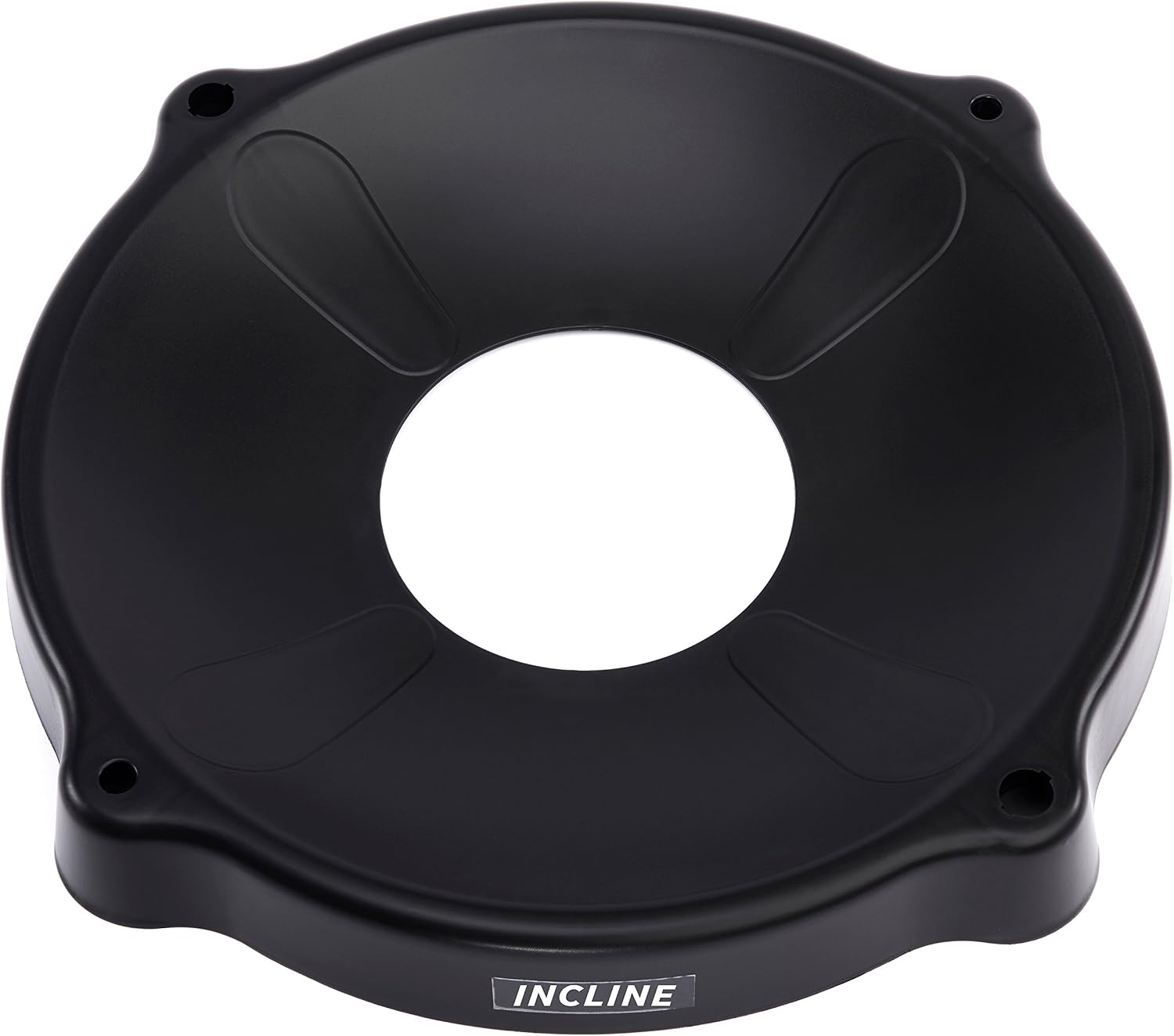 Incline Fit Exercise Ball Base (1 pc or 4 pcs) - Workout Accessory, Alternative to Office Desk Chair or Pregnancy Birthing Ball; Fits 55, 65, 75cm Exercise Balls; Compatible with Resistance Bands