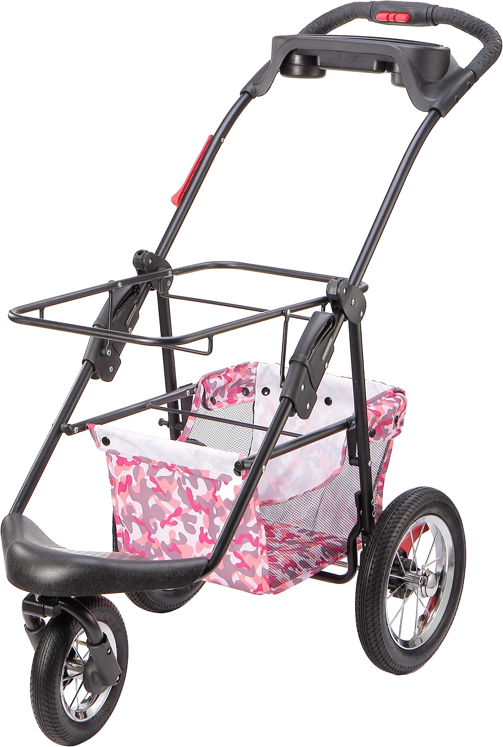 PETIQUEPet Stroller Frame ONLY, Pink Camo, One Size (PC02010103)