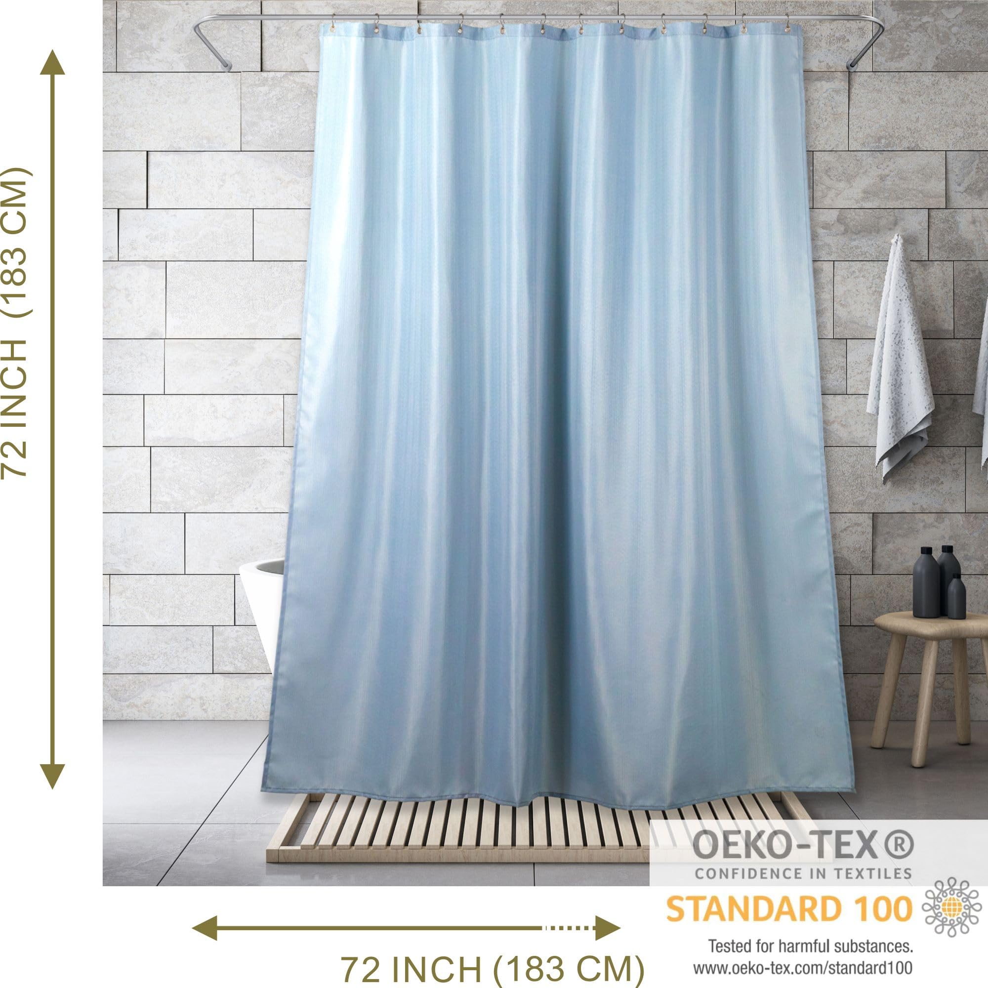 Rideau De Douche Imprimé Géométrique Bleu Rideau Douche Polyester Antibactérien Rideau De Douche Anti Moisissure Lavable En Machine Rideaux De Douche Rideau Douche Tissu Avec 12 Crochets 180x180cm Rideau De Douche Imprimé Géométrique Bleu Rideau Douche Polyester Antibactérien Rideau De Douche Anti Moisissure Lavable En Machine Rideaux De Douche Rideau Douche Tissu Avec 12 Crochets 180x180cm