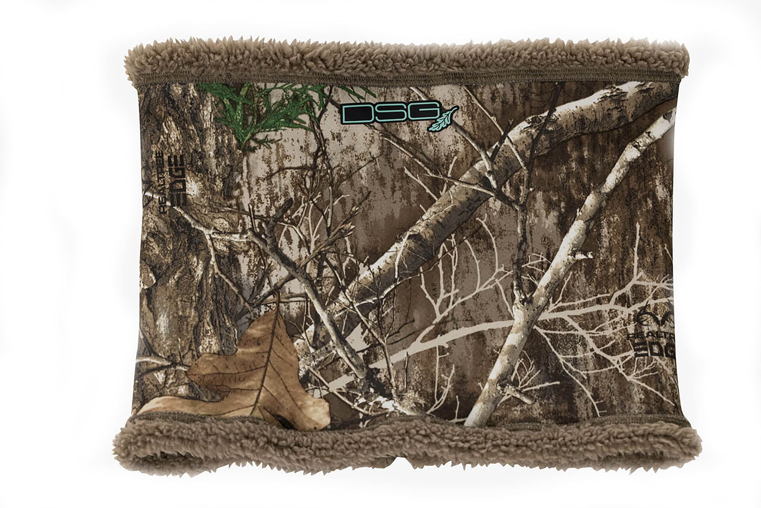DOING SOMETHING GREATDOING SOMETHING GREAT DSG Outerwear Women's Sherpa Cold Weather Hunting Neck Warmers (Realtree Edge Camo)
