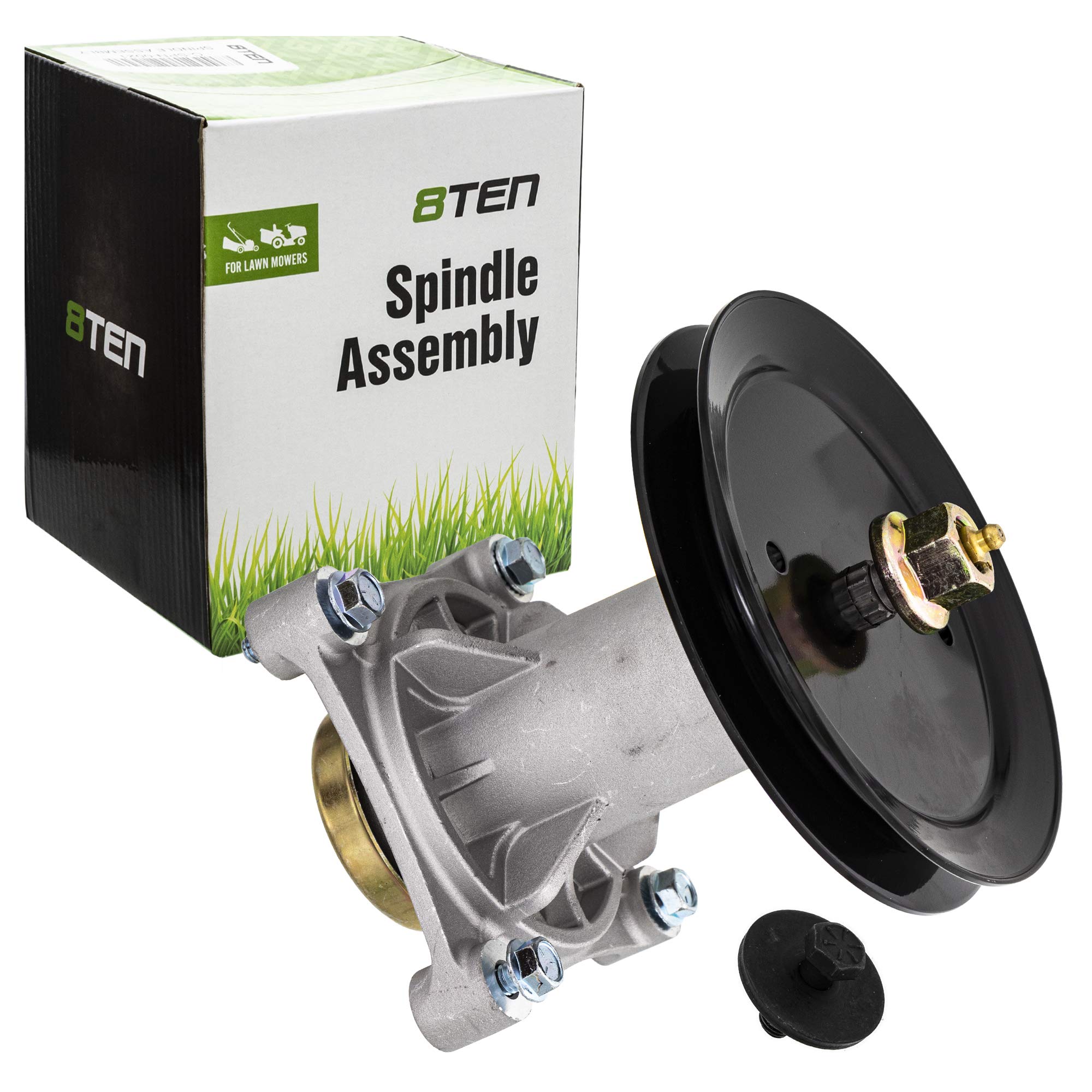 Amazon.com : 8TEN Mower Spindle with Pulley for AYP 54 inch Deck