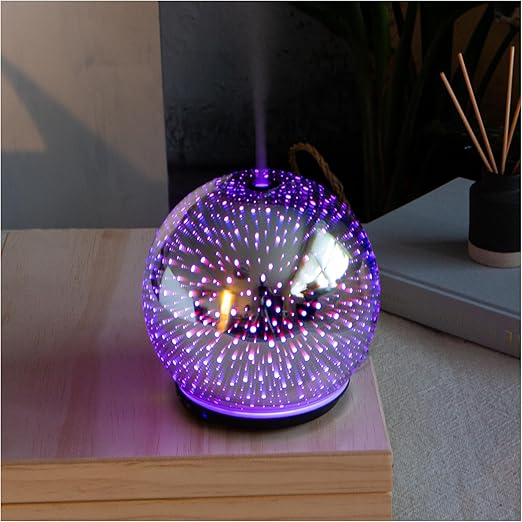 Aroma Outfitters 3D Galaxy Ultrasonic Glass Aromatherapy