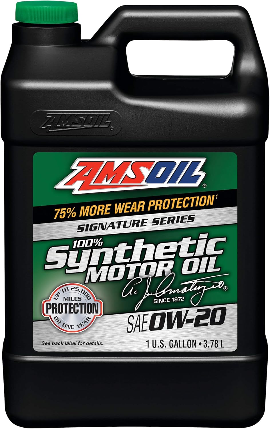Buy Amsoil Signature Series 0w 20 Synthetic Motor Oil Gallon Online In Singapore B004p21076