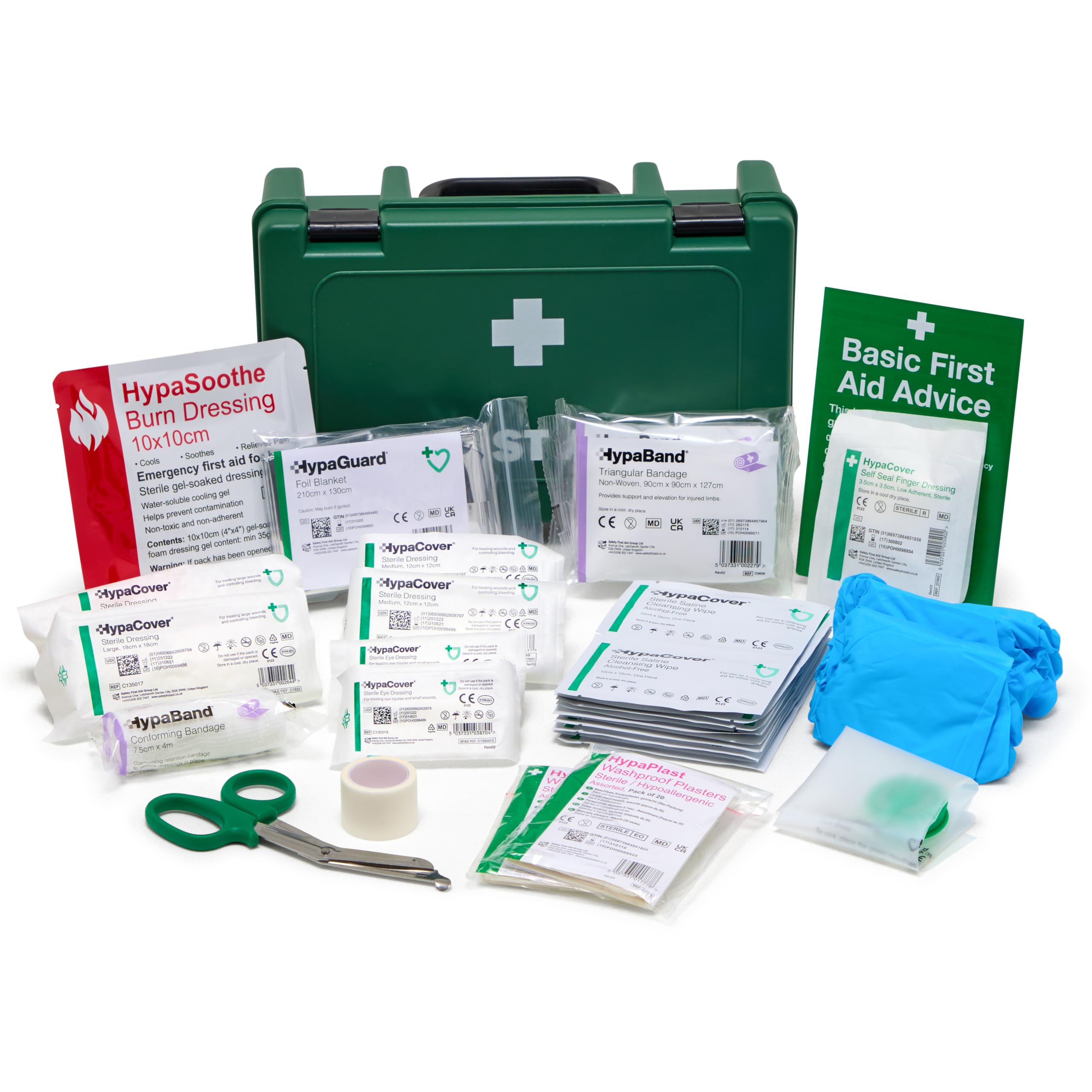Safety First Aid Group Economy First Aid Kit BS 8599 Compliant, Small Fully Stocked