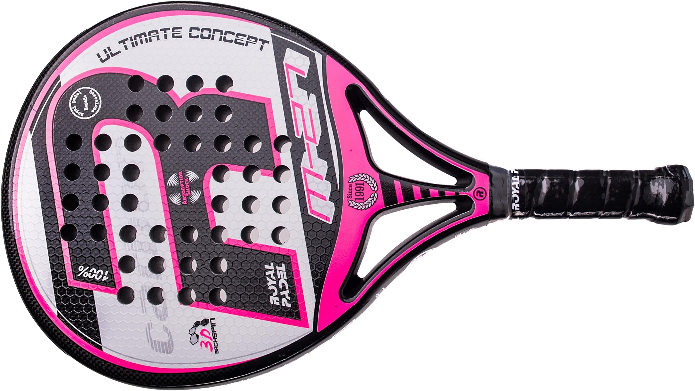 Royal Padel RP M27 Woman 2018 Blades Paddle Tennis, Women, Hot Pink, One Size