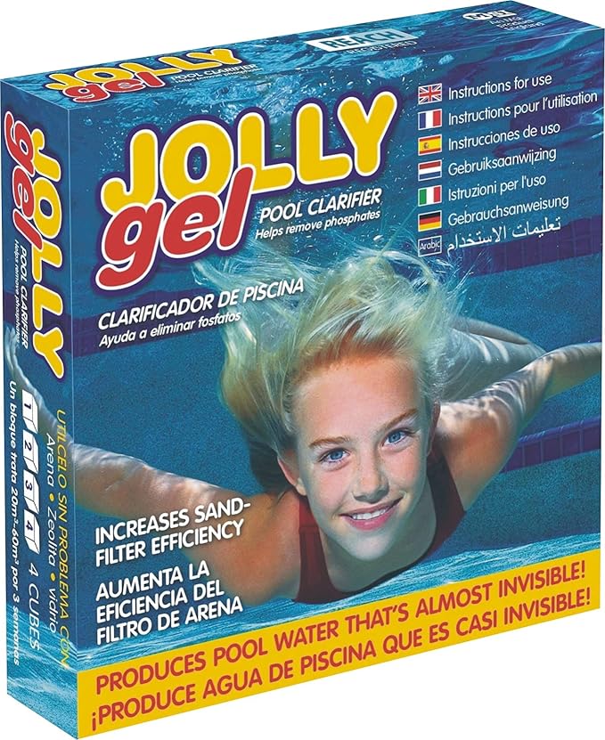 Jolly Gel Pool Clarifier Gel Flat Pack (x 4 Blocks) Amazon.co.uk Garden