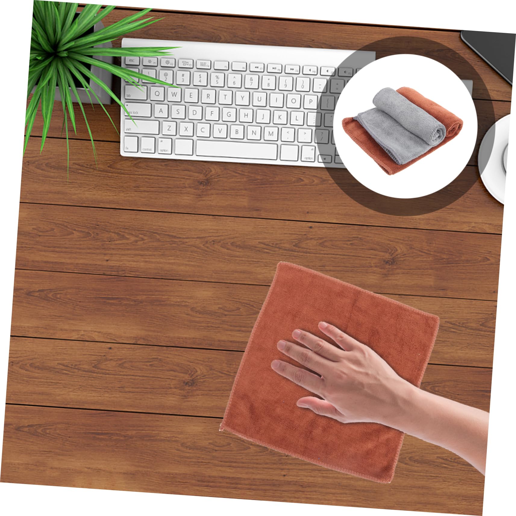 COLLBATH 12 Piezas Toalla de Limpieza de café Trapos para Platos paño de Limpieza de café Toallas absorbentes Trapo para encimera Trapos de Limpieza para Platos Microfibra Poliéster y Nylon