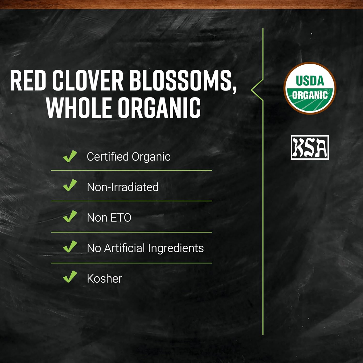 Frontier Co-op Organic Dried Whole Red Clover Blossoms, 8 oz, Bulk Bag - Edible Flower for Herbal Tea, Soups, and DIY Recipes